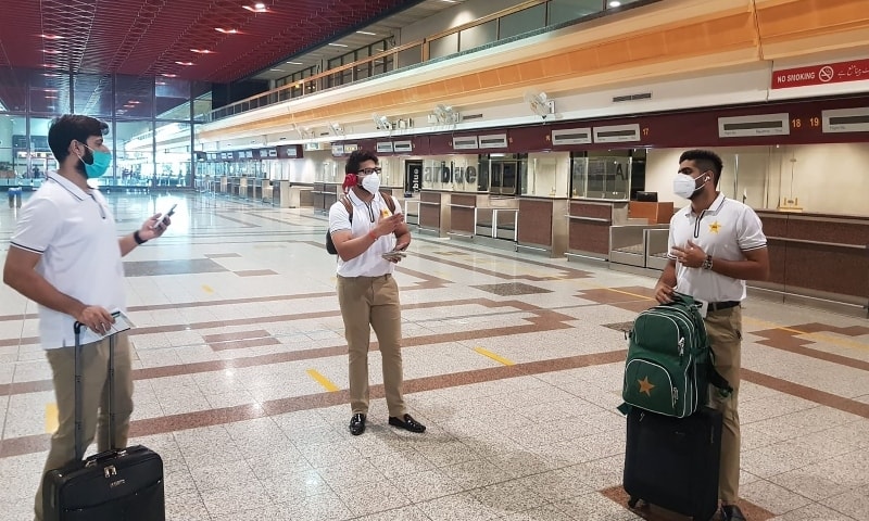 PCB has shared the picture where the team is shown to leave for England
