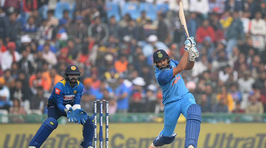 Rohit smashes the Sri Lankan team all over the park.